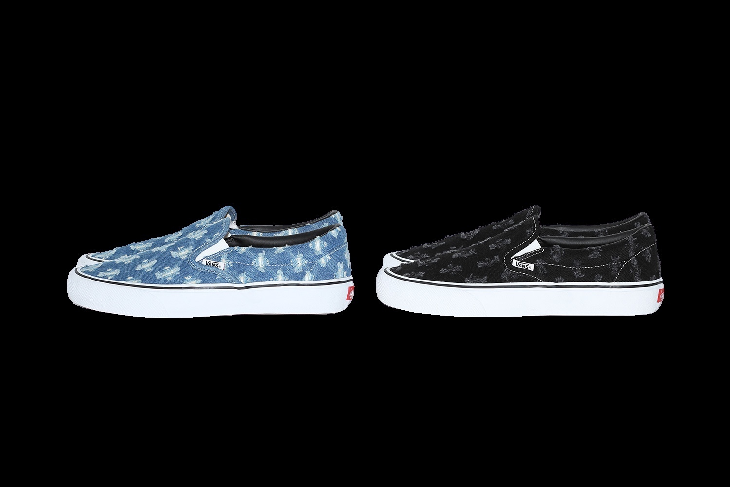 Supreme®/Vans® Hole Punch Denim Slip-On Pro